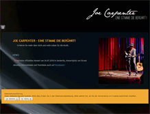 Tablet Screenshot of joe-carpenter.de